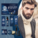 Men's Sandalwood Beard Care Set Nourishes And Restores Hair And Shavings