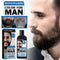 Beard Hair Dye Color Shampoo, Quick Color Black For Men's Hair And Beard Slit Drying Treatment