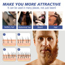 Facial Hair Growth Solution, Care For Men's Facial Hair Growth Solution To Nourish Thick Beard Growth