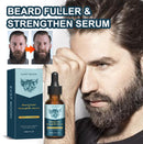 Beard Fuller & Strengthen Serum, Soft And Bright Men's Beard Strong Root Nourishing And Bushy Care Essence