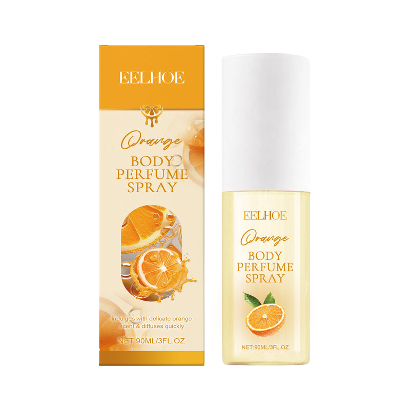 Orange Body Perfume Spray Light Fresh fragrance Keep fragrance portable fruit fragrance spray