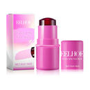 Water Jelly Tint Stick, Lazy Person Toning Even Skin Tone Brightening Easy To Apply Lip Gloss Stick