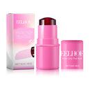 Water Jelly Tint Stick, Lazy Person Toning Even Skin Tone Brightening Easy To Apply Lip Gloss Stick