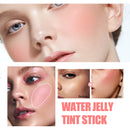 Water Jelly Tint Stick, Lazy Person Toning Even Skin Tone Brightening Easy To Apply Lip Gloss Stick