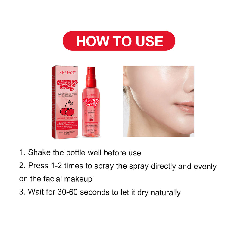 Setting Spray Summer Makeup Spray-Proof Spray-Proof Fresh-Fresh Makeup Moisturizing And Quick-Drying Setting Spray