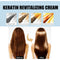 Keratin Revitalizing Cream, Long Lasting Fragrance Soft Light Smoothing Frizz Repair Split End Conditioner