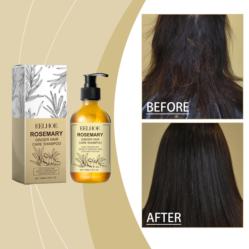 Eelhoe Rosemary Ginger Shampoo, Deep Cleaning Repair Dry Hair, Soft And Strong Hair Care Shampoo