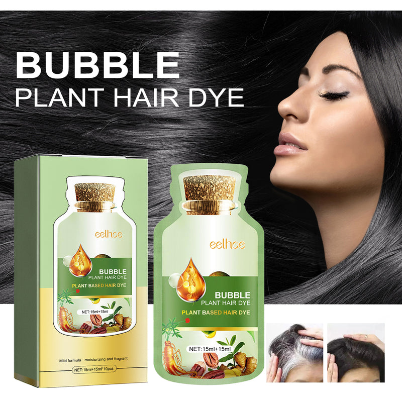 Bubble Hair Spray, White Lazy Home Cover White Hair Mild Non-irritating Plant Bubble Hair Spray