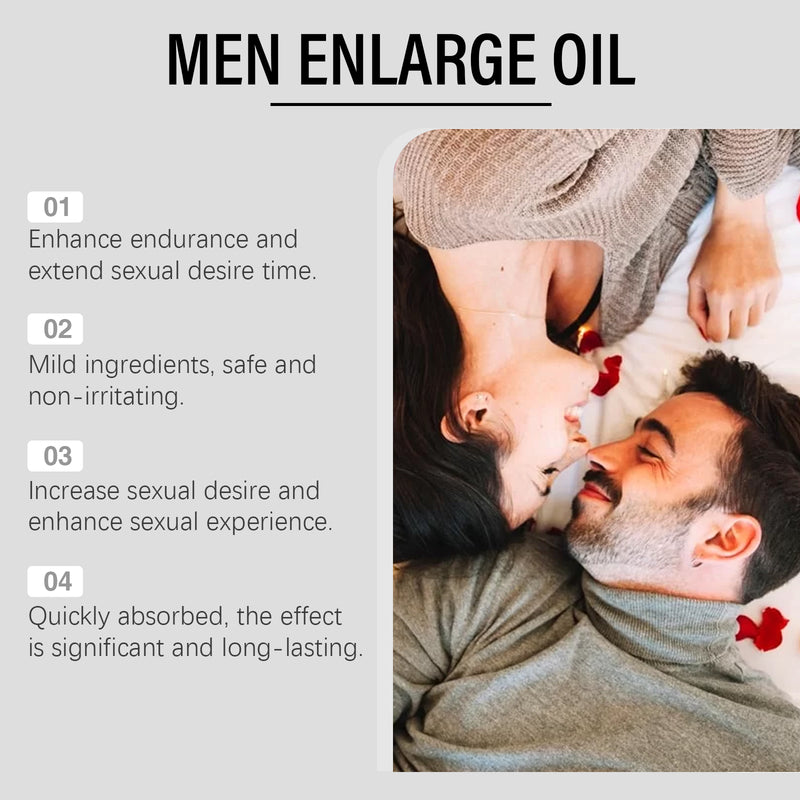 Men's Care Essential Oil Men's Body Care Moisturizing Topical Massage Treatment Essential Oil