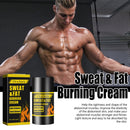 Sweat & Fat Burning Cream, Fitness Exercise Toning And Strengthening Muscle Line Vest Line Abs Cream