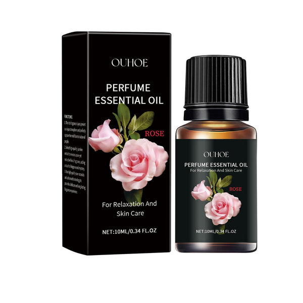 Rose Massage Essential Oil, Shoulder And Neck Comfort Nourishing Moisturizing Body Massage Treatment Rose Essential Oil