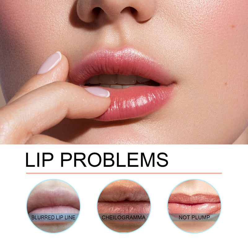 Peel Lip Liner, Plump Lip Lines Show Lip Color Without Makeup Peeling Lip Liner