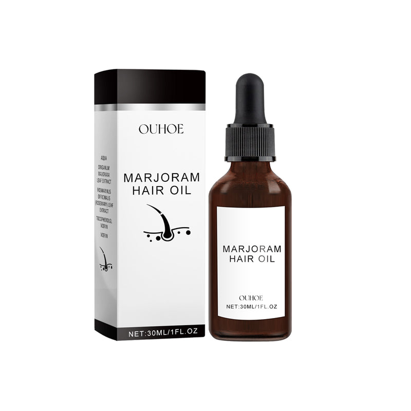 Ouhoe Marjoram Hair Oil, Moisturizing And Repairing Dry Hair, Soft And Dense Hair Essence