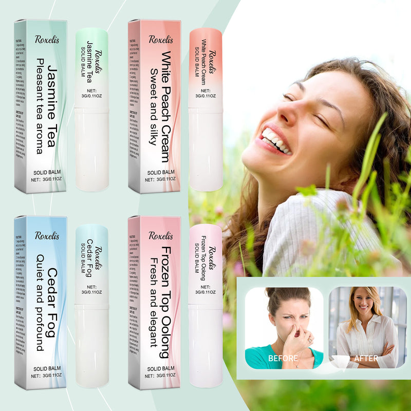 Clear Fragrance Type Solid Balm Fresh Charm Light Elegant Charm Keep Fragrance Fresh Non-Sticky Solid Balm