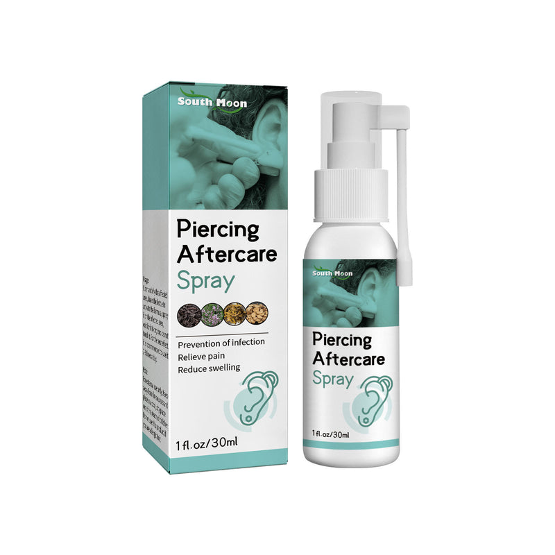 Piercing Aftercare Spray, Ear Hole Cleaning Prevent Odor To Reduce Swelling Pain Relief Spray