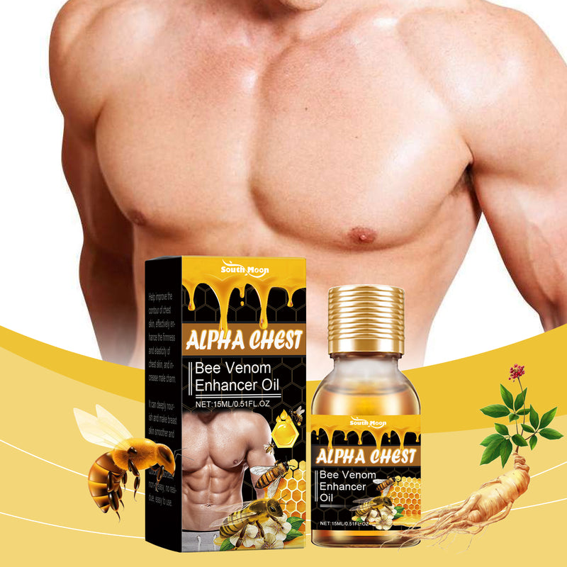 Men's Chest Shaping Oil Lifts Chest Contour Firming Skin Body Shaping Treatment Oil