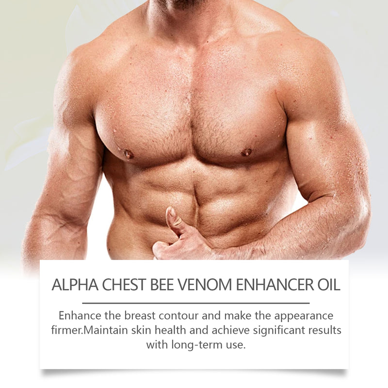 Men's Chest Shaping Oil Lifts Chest Contour Firming Skin Body Shaping Treatment Oil