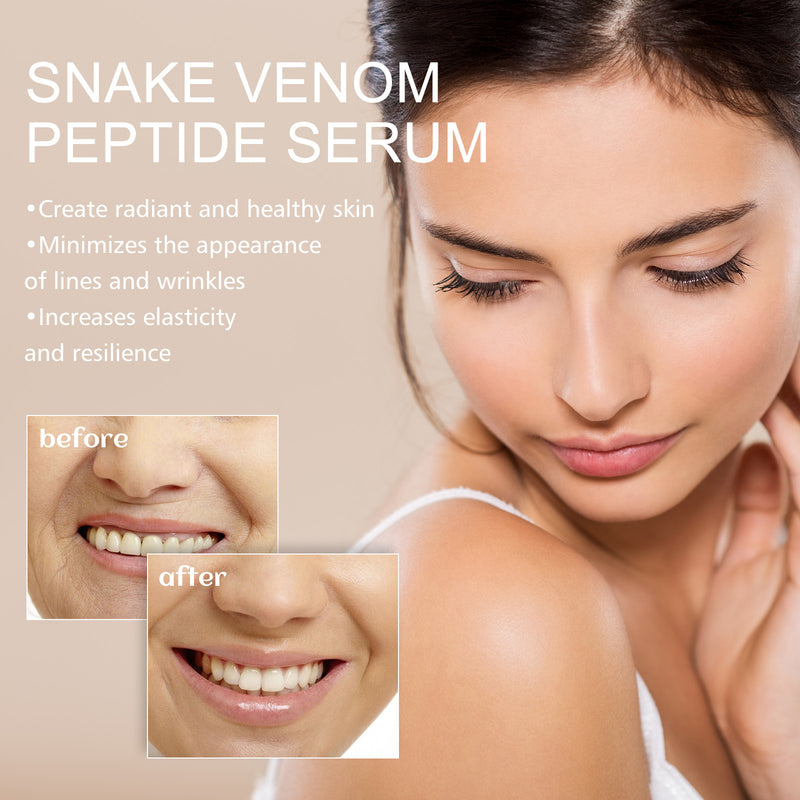 Snake Venom Peptide Essence Reduces Face Fine Lines, Raises Head Lines, Firming, Tender Skin, Hydrating And Anti-Wrinkle Essence