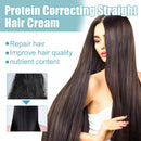 Protein Correcting Straight Hair Cream, Straighten-free Hair Treatment Repairs Damaged Smoothness Hair Cream