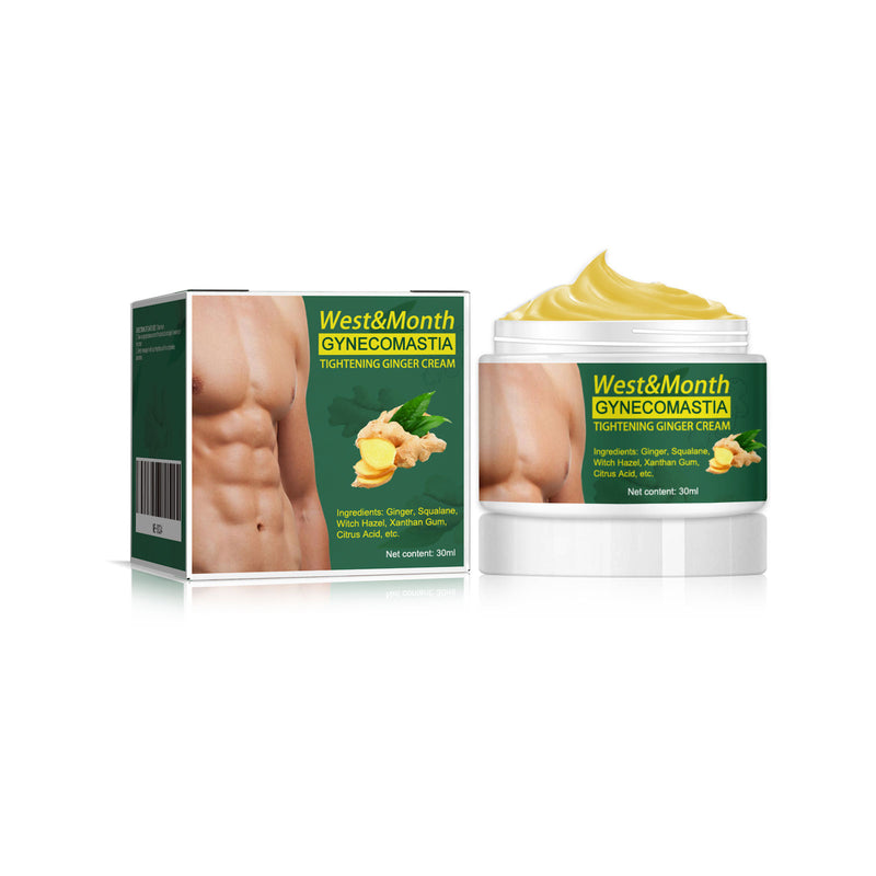 Gynecomastia Tightening Ginger Cream, Chest Massage Treatment Chest Firming Massage Cream