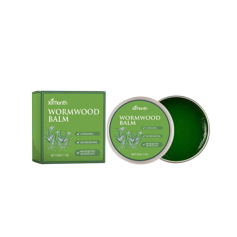 Wormwood Balm, Skin Anti-Bite And Itchy Treatment Cool Portable Solid Cream