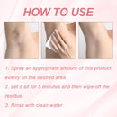 Hair Removal Spray, Underarm Quick Hair Removal Gentle Pore Contraction Smooth Delicate Cleansing Spray