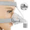 Nasal Mask With Adjustable Headgear Strap Clip For Sleep Apnea Anti Snoring