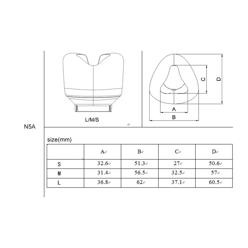 CPAP Nasal Mask For Sleep Apnea Anti Snoring Treatment Solution With Free Adjustable Headgear